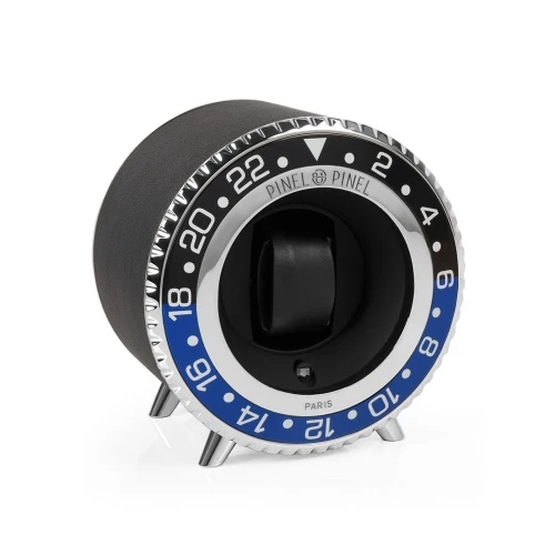 Remontoir Montre Gmt Twin Gmt cuir de veau