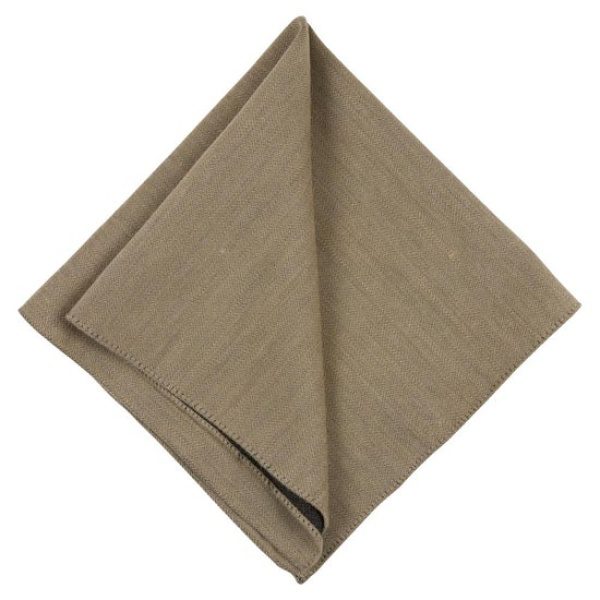 Pochette de costume en laine beige
