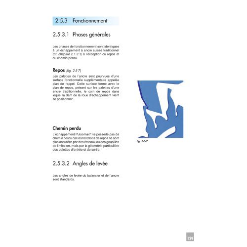 Théorie des Echappements