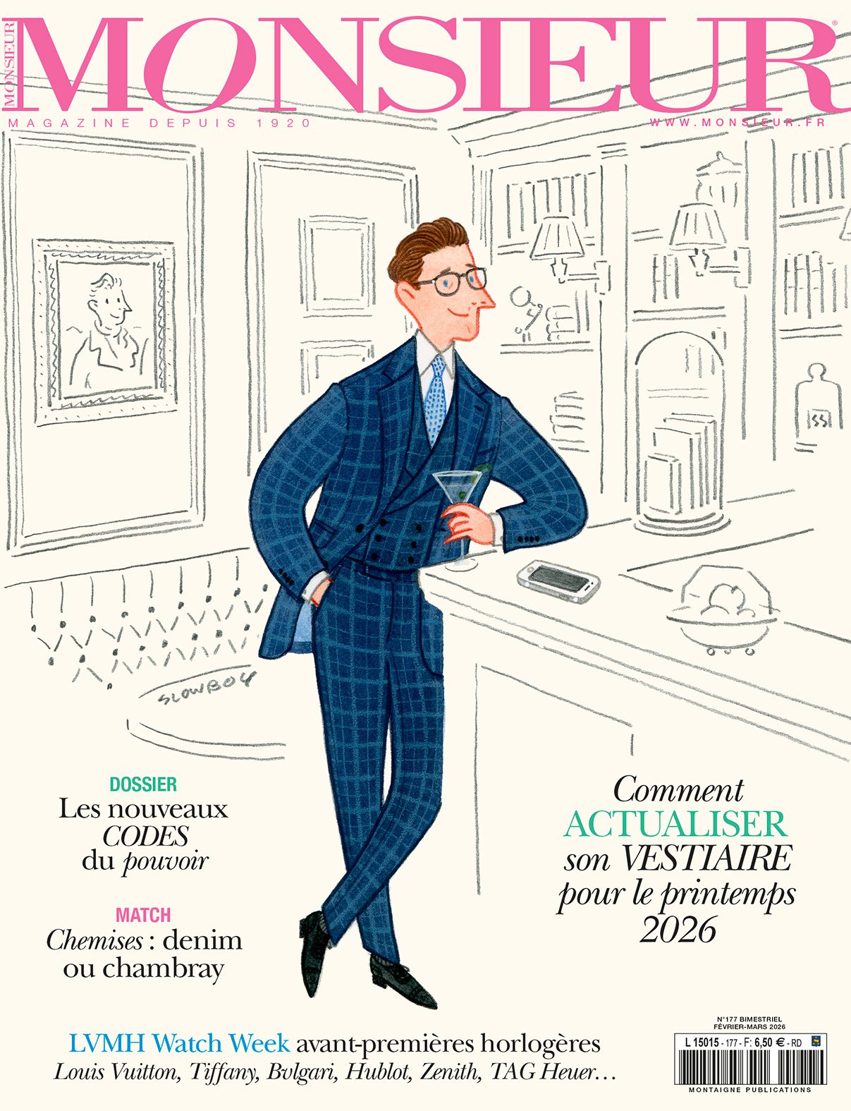 Monsieur Magazine N°177 Février-mars 2026 (version digitale)