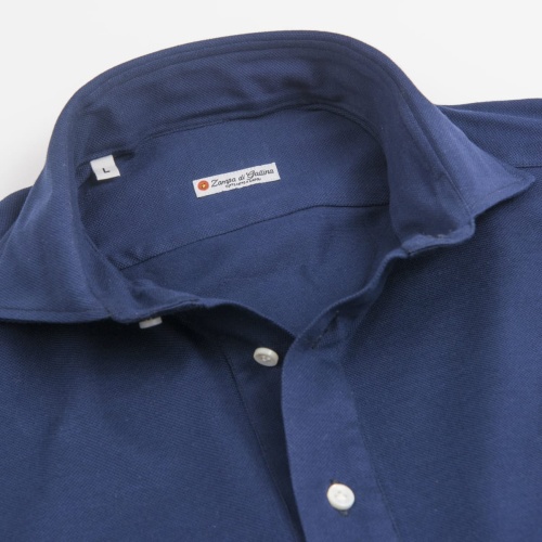 Polo Chemise en coton piqué