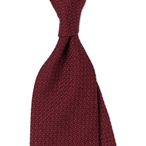Cravate en grenadine de soie tissée